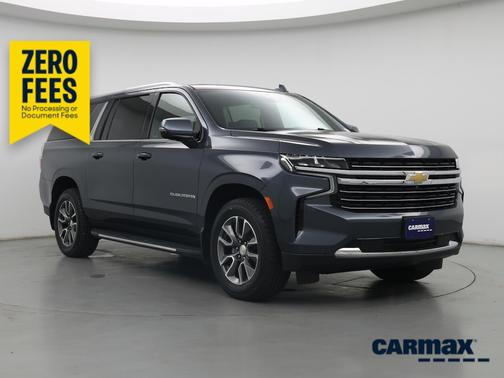 Blue 2021 Chevrolet Suburban LT