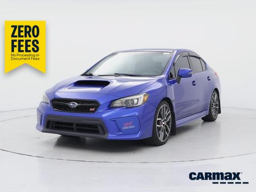 Blue 2020 Subaru WRX STI Limited