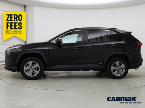 Black 2023 Toyota RAV4 Hybrid LE