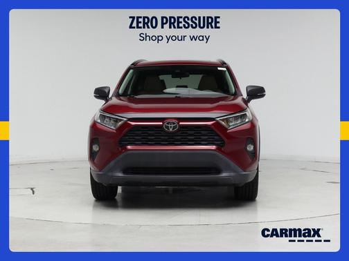 Red 2019 Toyota RAV4 XLE Premium