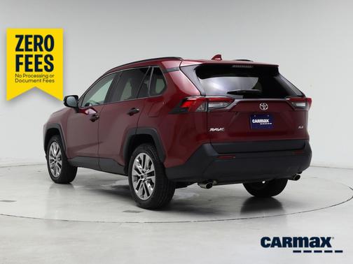 Red 2019 Toyota RAV4 XLE Premium