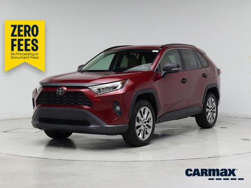 Red 2019 Toyota RAV4 XLE Premium