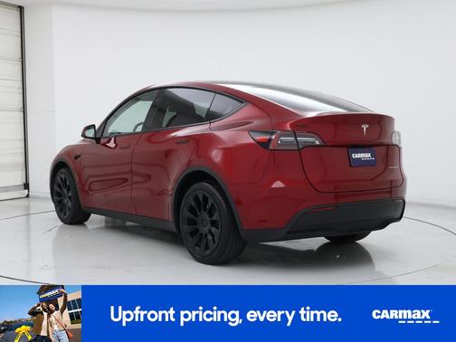 Red 2024 Tesla Model Y Long Range