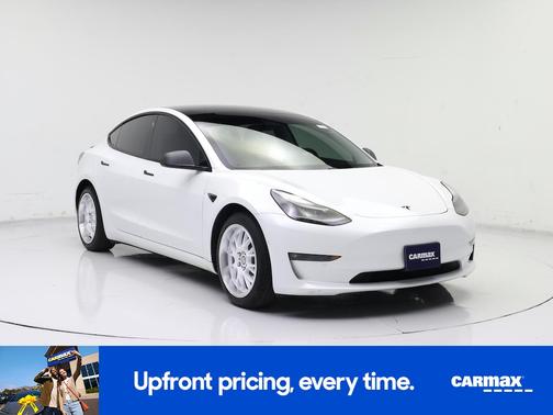White 2021 Tesla Model 3 Long Range