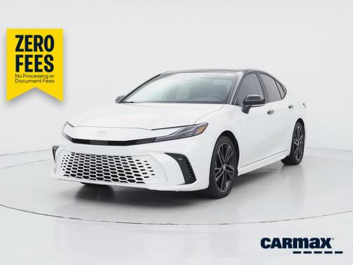 White 2025 Toyota Camry XSE