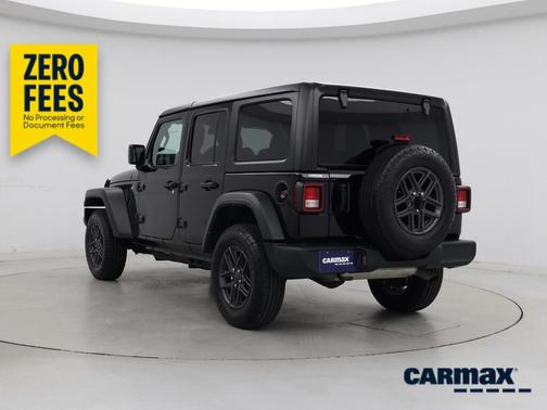 Black 2025 Jeep Wrangler Sport S