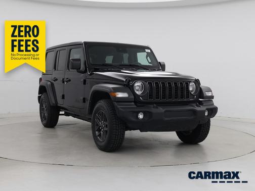 Black 2025 Jeep Wrangler Sport S