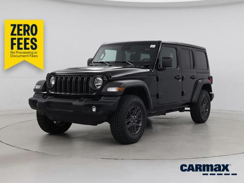Black 2025 Jeep Wrangler Sport S