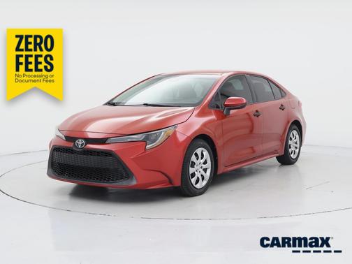 Red 2020 Toyota Corolla LE