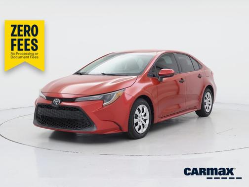 Red 2020 Toyota Corolla LE