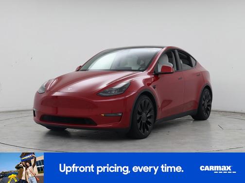 Red 2022 Tesla Model Y Performance
