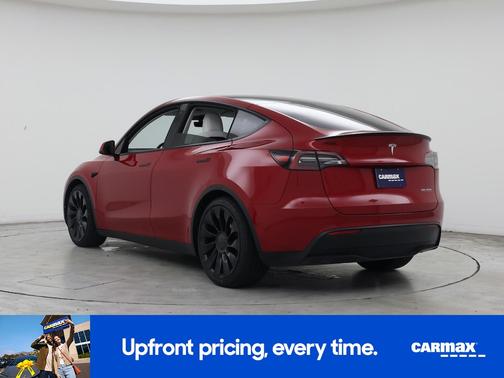 Red 2022 Tesla Model Y Performance