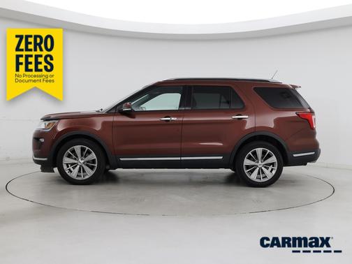 Burgundy 2018 Ford Explorer Limited