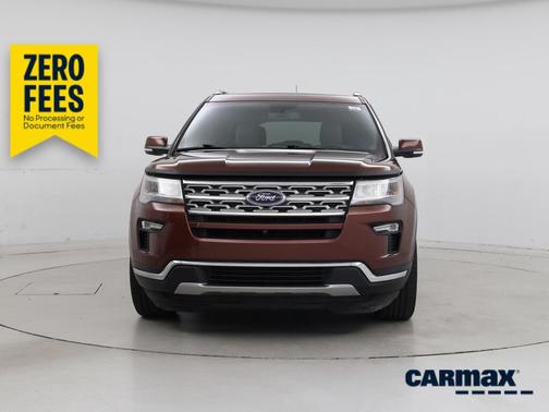 Burgundy 2018 Ford Explorer Limited