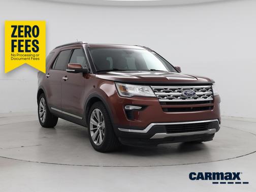 Burgundy 2018 Ford Explorer Limited