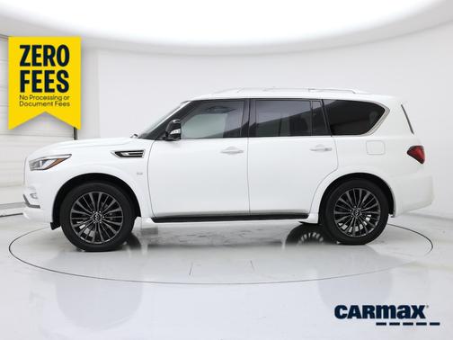 White 2020 INFINITI QX80 Luxe