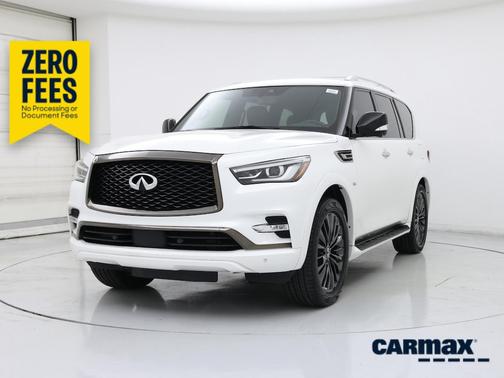 White 2020 INFINITI QX80 Luxe