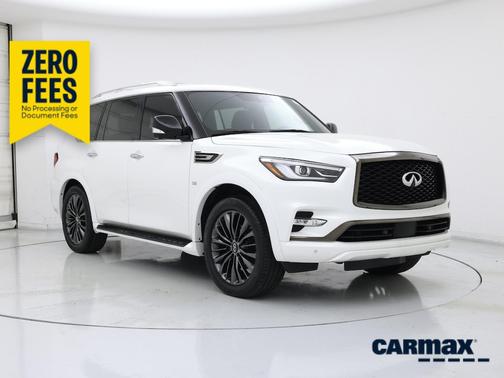 White 2020 INFINITI QX80 Luxe