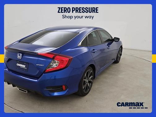 Blue 2021 Honda Civic Sport
