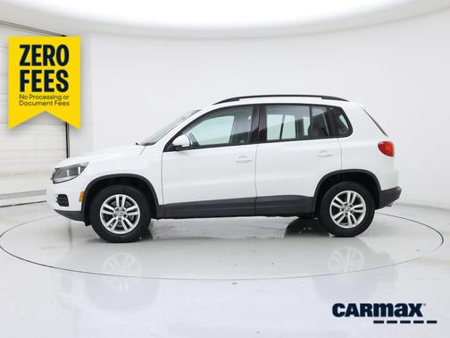 White 2017 Volkswagen Tiguan S