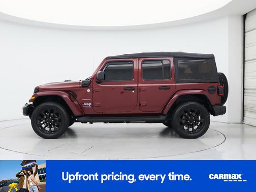 Red 2021 Jeep Wrangler Unlimited 4xe Unlimited Sahara