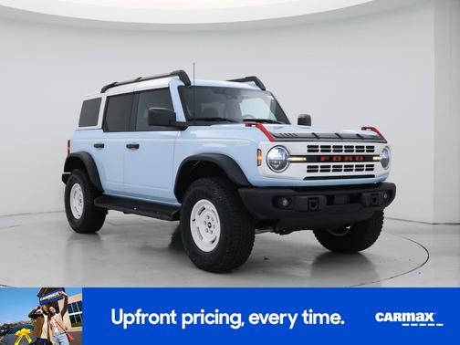 Blue 2025 Ford Bronco Heritage Edition