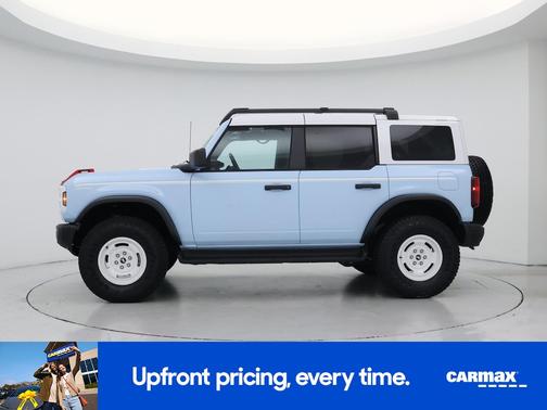 Blue 2025 Ford Bronco Heritage Edition