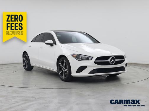 White 2020 Mercedes-Benz CLA 250