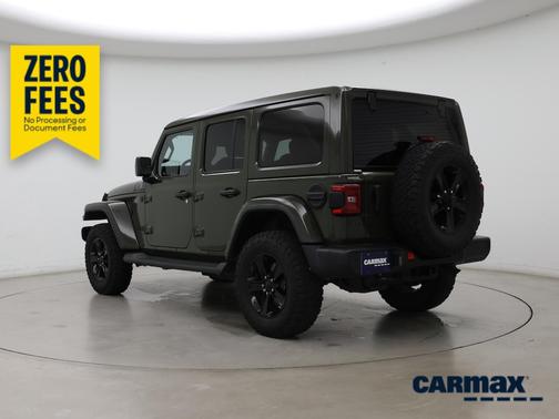 Green 2020 Jeep Wrangler Unlimited Sahara Altitude