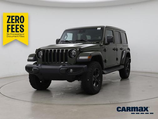 Green 2020 Jeep Wrangler Unlimited Sahara Altitude