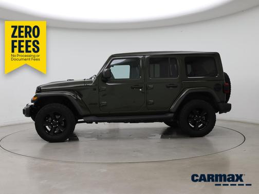 Green 2020 Jeep Wrangler Unlimited Sahara Altitude
