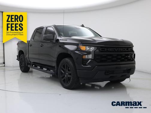 Black 2022 Chevrolet Silverado 1500 Custom