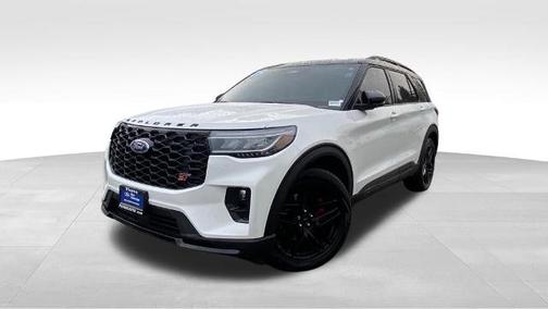 STAR WHITE MET TRI-COAT 2025 Ford Explorer ST SUV