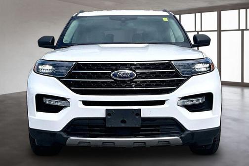 Star White Metallic Tri-Coat 2020 Ford Explorer XLT