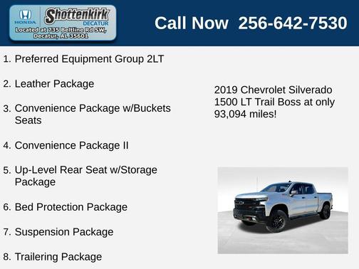 2019 Chevrolet Silverado 1500 LT Trail Boss