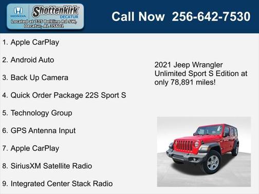 2021 Jeep Wrangler Unlimited Sport