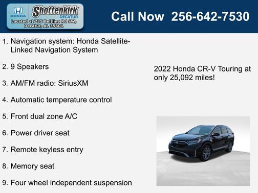 2022 Honda CR-V AWD Touring