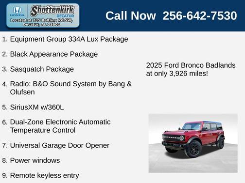 2025 Ford Bronco Badlands