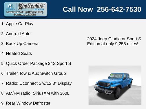 2024 Jeep Gladiator Sport S