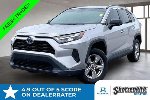 Silver Sky Metallic 2024 Toyota RAV4 Hybrid SE
