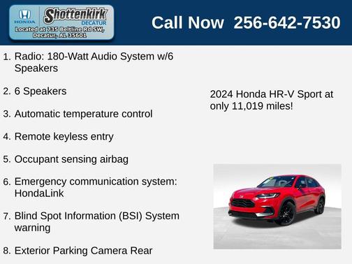 2024 Honda HR-V Sport