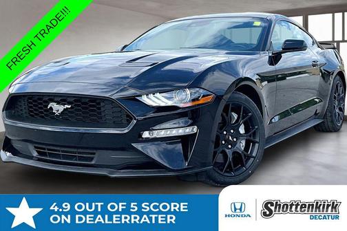 Shadow Black 2018 Ford Mustang EcoBoost Premium