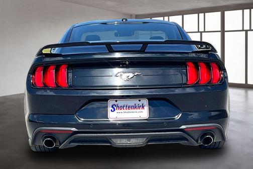 Shadow Black 2018 Ford Mustang EcoBoost Premium