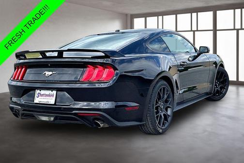 Shadow Black 2018 Ford Mustang EcoBoost Premium