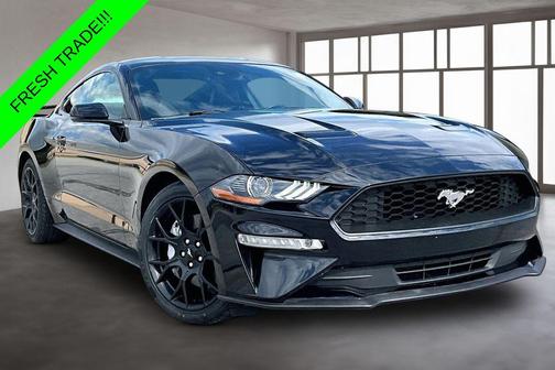 Shadow Black 2018 Ford Mustang EcoBoost Premium