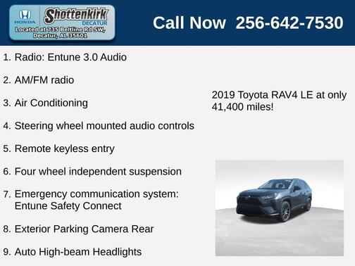 2019 Toyota RAV4 LE