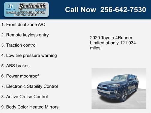 2020 Toyota 4Runner Limited