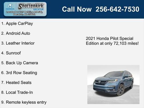 2021 Honda Pilot 2WD Special Edition