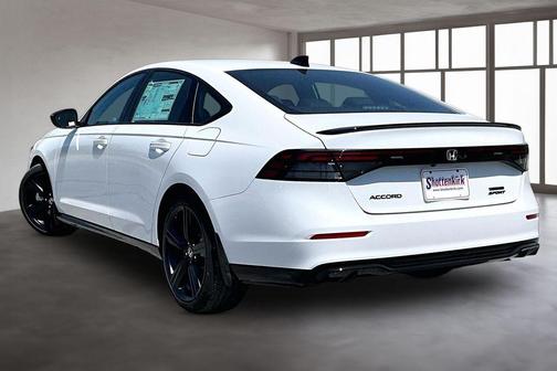 Platinum White 2026 Honda Accord Hybrid Sport-L