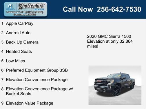 2020 GMC Sierra 1500 Elevation